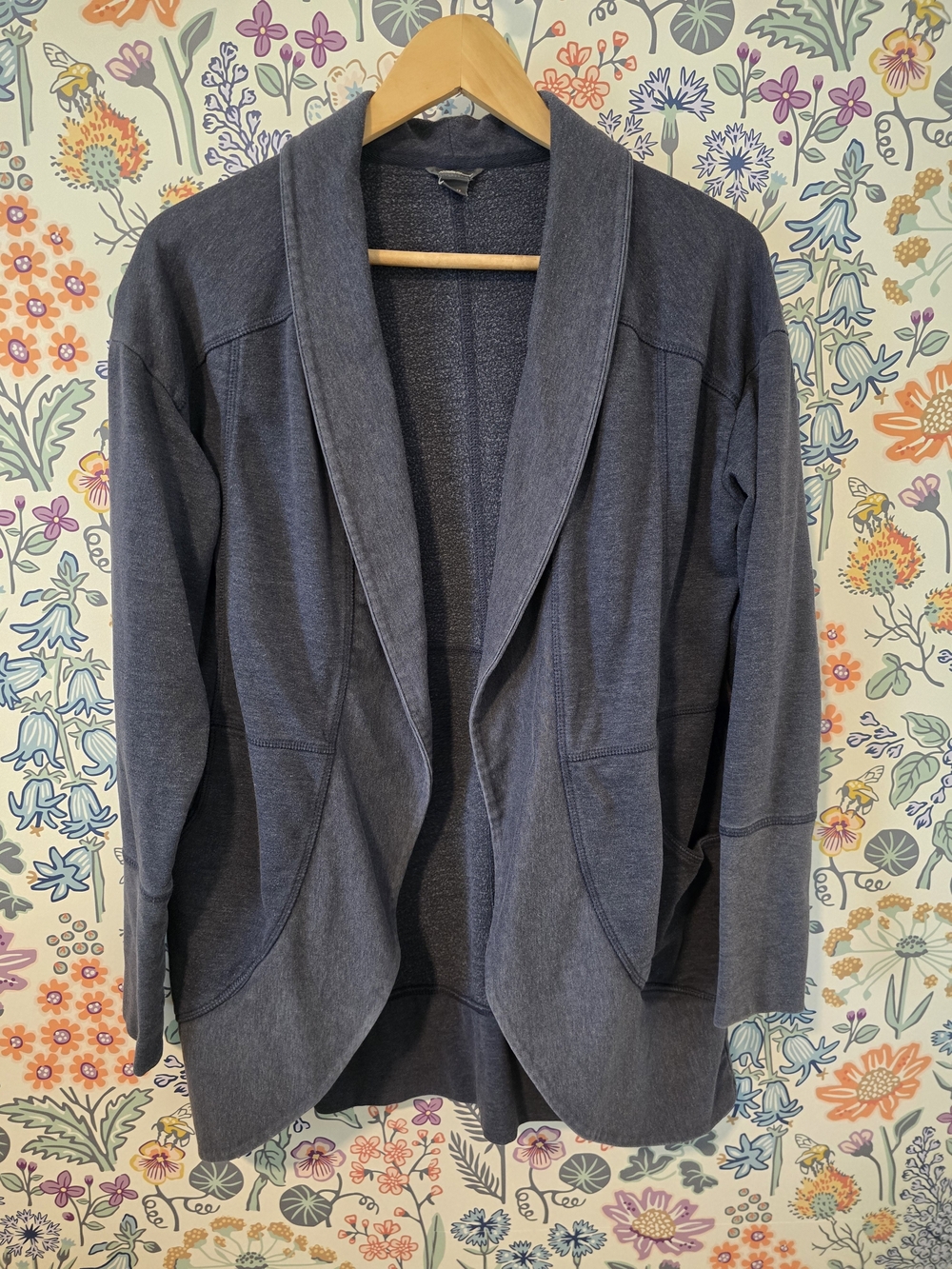 Eddie Bauer Navy Open Oversized cardigan